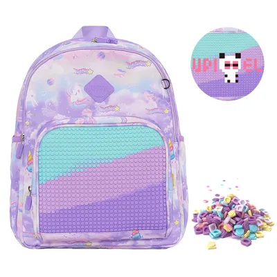 UPIXEL Futuristic Unicorn Kids DIY Backpack Girls Age 6-10 Elementary –  Upixel