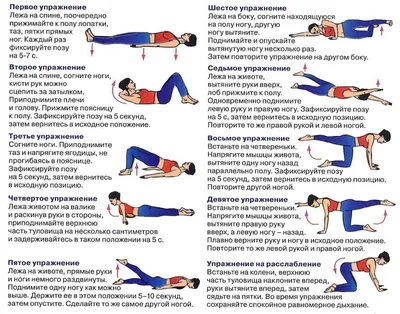 Эффективные упражнения при боли в пояснице от невролога и мануального  терапевта.