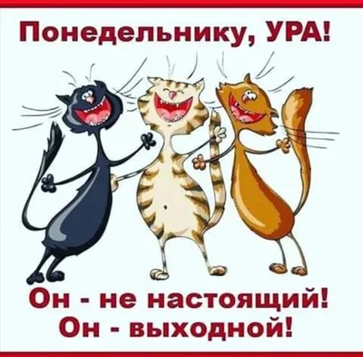 УРА ! УРА ! ВЫХОДНЫЕ ! ВЕСЁЛЫХ ВЫХОДНЫХ ! *** ~ Открытка (плейкаст)