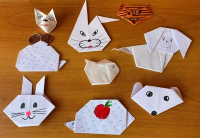 Простые оригами из бумаги для детей 3 - 4 лет. 5 Easy Paper folding Craft |  Easy Origami - YouTube