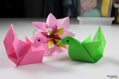 DIY Origami Rabbit Video Tutorial #оригами How to make an Easter Bunny out  of paper #origami | Бумажные поделки, Поделки, Оригами