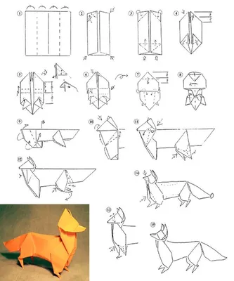 Оригами животные: легкие варианты создания