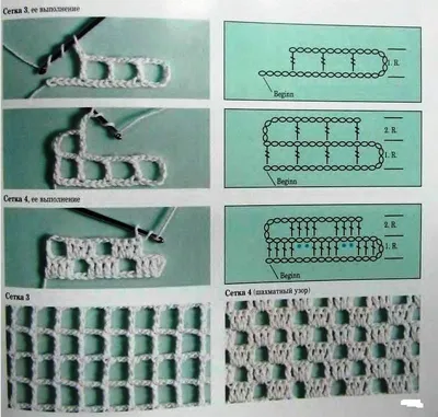 Филейное вязание схемы крючком для начинающих бесплатно с фото | Уроки  вязания крючком, Вязание крючком для начинающих, Уроки вязания