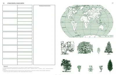 География. 6 класс. Контурные карты