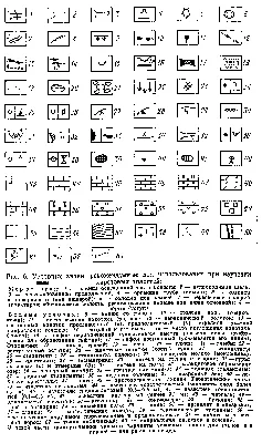 Условные знаки, используемые в техническом плане