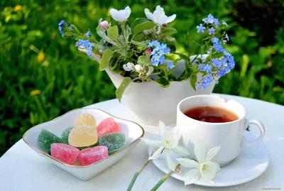 Твой утренний чай и моё пожелание доброго утра! — Скачайте на 