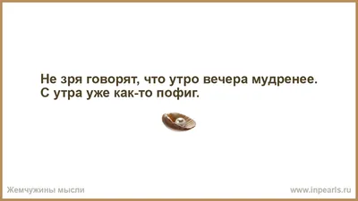 Про Любовь, Жизнь и Смех!: - Правда, что утро вечера мудренее? - Да.Утром  виднее, что ты, умничка такая, вечером натворила. #голдики