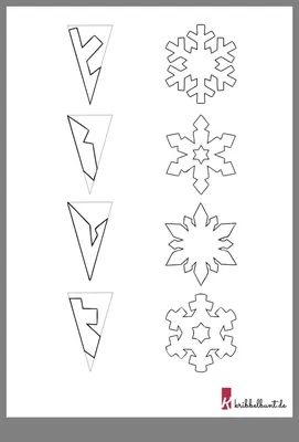Узоры для снежинок из бумаги - 132 фото