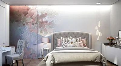 Спальня в пастельных тонах - фото и цвета на картинке
