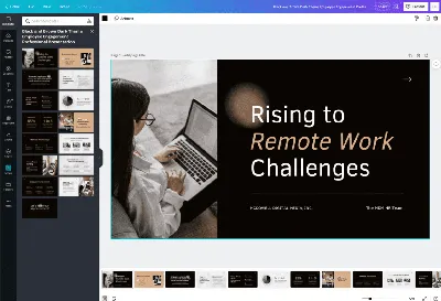 Создайте презентацию онлайн в бесплатном редакторе | Приложение для  создания презентаций от Canva