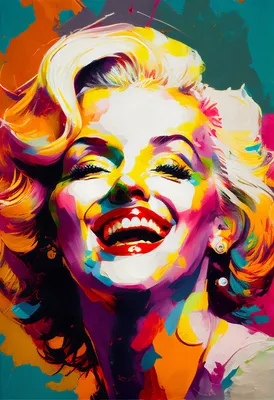 Wall Art Print | Marilyn Pop art style | 