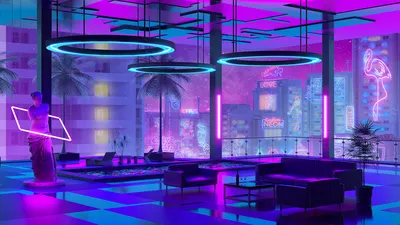 Визуализация интерьера в стиле Киберпанк/Cyberpunk Interior Rendering ,  автор Дмитрий Дычко, конкурс "archidigitalarts 3" | PINWIN - конкурсы для  архитекторов, дизайнеров, декораторов