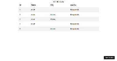 Pens tagged 'html-table' on CodePen