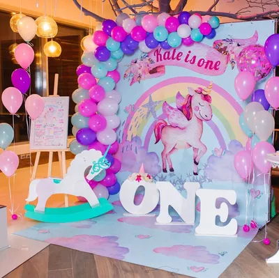 Unicorn party День рождения в стиле единорога instagram - @candy_decor_cv |  Дни рождения, День рождения, Праздник