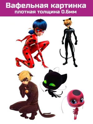 Купить вафельную картинку на торт Ladybug