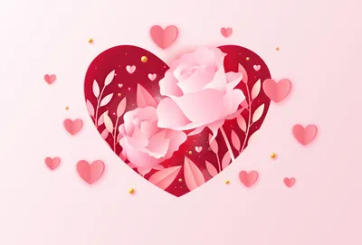 Валентинки на День Святого Валентина - Файлы для распечатки