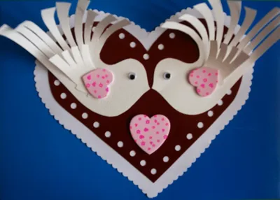 Валентинки своими руками – видео как сделать валентинку