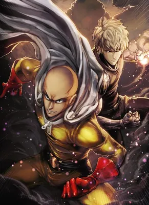 Плакат "Ванпанчмен, One-Punch Man", 60×43см (ID#1605626781), цена: 190 ₴,  купить на 