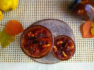 Варенье из айвы с грецкими орехами на зиму рецепт с фото - 