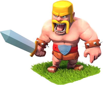 Варвар / Barbarian (Столкновение кланов / Clash of Clans) из бумаги, модели  сборные бумажные скачать бесплатно - Воин - Фигуры - Каталог моделей -  «Только бумага»