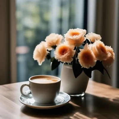А ваш кофе цветёт?. Фотограф Olga Smirnova