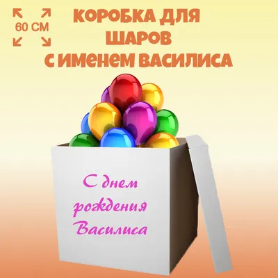 Открытка с именем Василиса С днем рождения вишеники. Открытки на каждый  день с именами и пожеланиями.