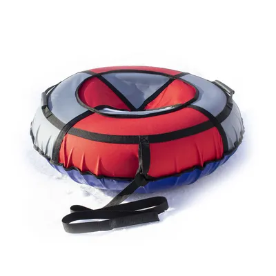 Санки надувные тюбинг - ватрушка для катания для детей и взрослых 80см  Красный/серый (ID#2030758461), цена: 1300 ₴, купить на 