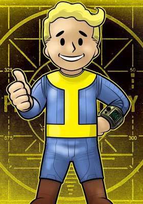 Fallout vault boy | Фаллаут нью вегас, Игровые арты, Картинки