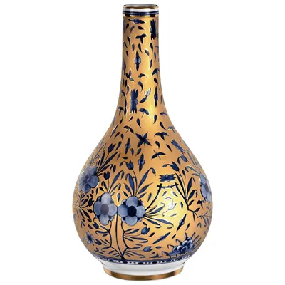 Купить Бутылочная ваза, Цветочный декор с позолотой Meissen от официального  представителя Компания Art-Salon