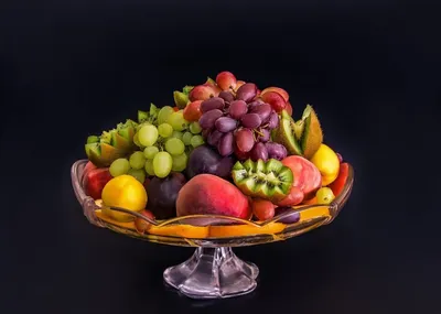 ваза с фруктами на столе, картинка ваза с фруктами фон картинки и Фото для  бесплатной загрузки