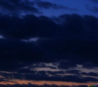 Картина на холсте "Вечернее небо"