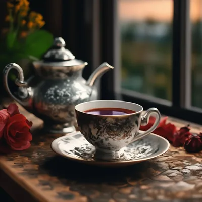 Вечерний чай» — создано в Шедевруме