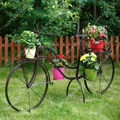 Купить Алмазная картина Велосипед с цветами 30х40 см. Strateg HX138 недорого