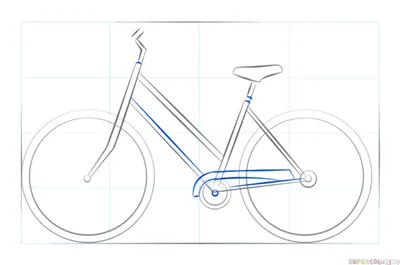 Велосипед маленький рисунок (22 фото) » Рисунки для срисовки и не только