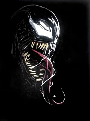 Venom movie fan art | Domestika