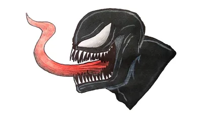 How to Draw Venom (chibi) step by step | Venom - a sworn enemy of  Spider-Man - YouTube