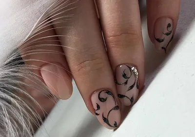 Вензеля на ногтях | Acrylic nails, Nails, Nail art