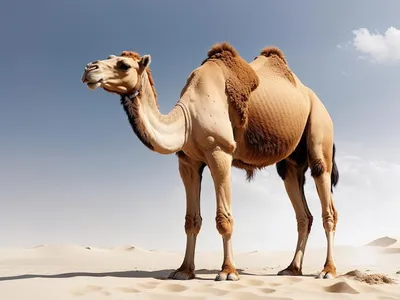 Красивое изображение верблюда в пустыне | Верблюд в пустыне Фото №1920348  скачать