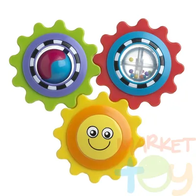 Каталог Развивающая игрушка-погремушка "Веселое солнышко" от Playgro —  Подари Улыбку