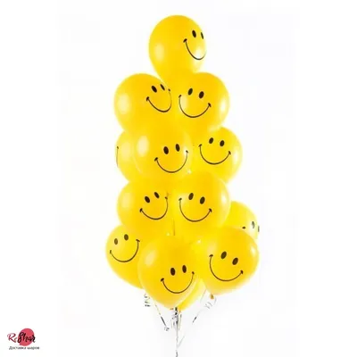 Композиция из воздушных шаров «Веселые смайлики» №1 купить недорого с  доставкой в Москве