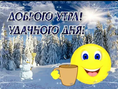 ❄️⛄😍 Картинки с добрым зимним утром - скачать (349 шт.)