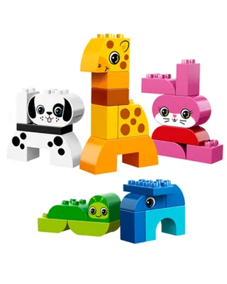 Конструктор LEGO DUPLO My First Весёлые зверюшки (10573) купить по цене  4495 ₸ в интернет-магазине Детский мир