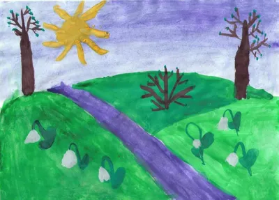 Картинки для срисовки красота весны (70 фото) » Картинки и статусы про  окружающий мир вокруг