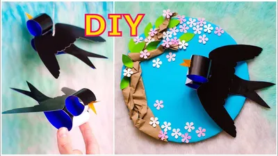 Making a bird / Spring composition / Делаем птичку / Весенняя композиция /  DIY TSVORIC - YouTube