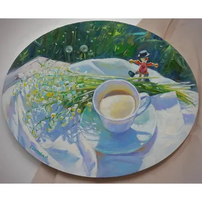 Купить картину Кофе с весенним ароматом в Москве от художника Есипова Анна