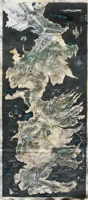 Российскими картографами 2ГИС была создана карта Вестероса и Эссоса из  «Игры престолов» - ЯПлакалъ