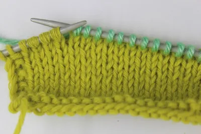 Частичное вязание спицами