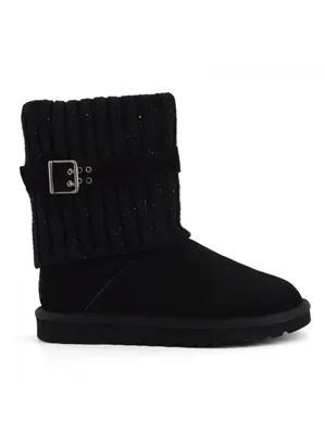 UGG Australia Cambridge Black Угги Кэмбридж черные Вязаные | угги купить |  UGG | угги с ремнями | угги купить