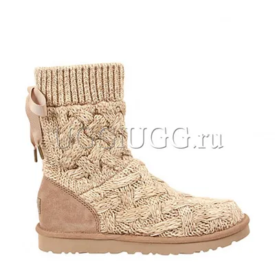 UGG Australia Isla Grey Вязаные угги Исла серые | Оригинальные угги UGG  Australia