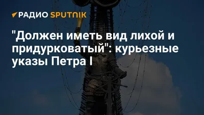 Издавал ли Пётр I указ о том, что подчинённый перед начальством должен  «иметь вид лихой и придурковатый»? | Пикабу